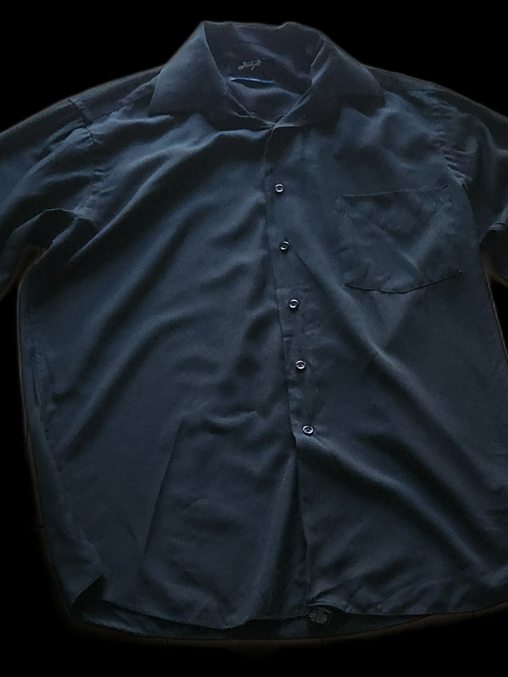 #MC23 Men's Black Button-Down Shirt